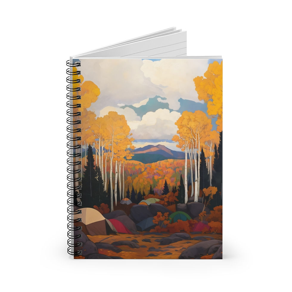 Thumbnail: Autumn 4 Spiral Notebook - Ruled Line