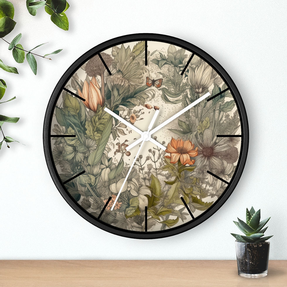 Thumbnail: Botanical Wall Clock