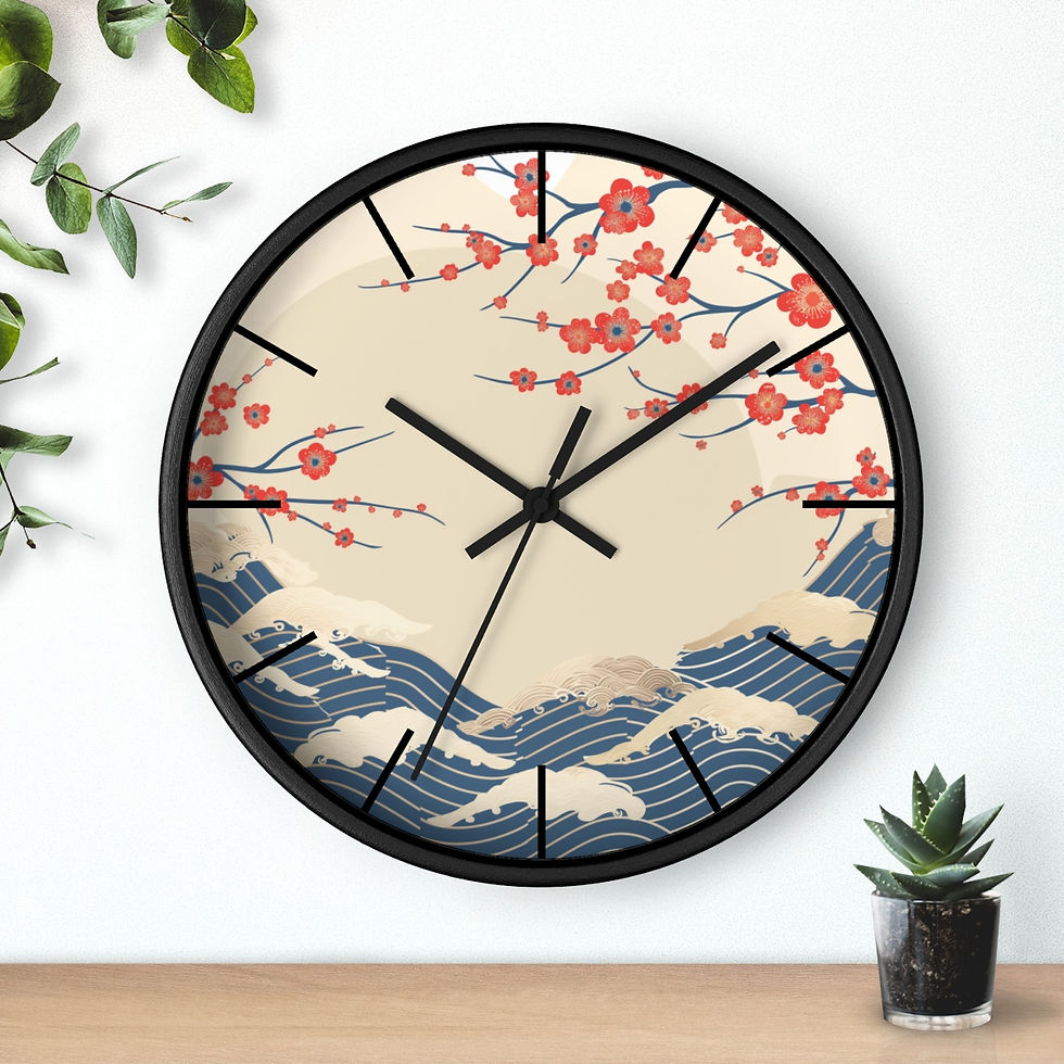 Thumbnail: Japanese pattern 2 Wall Clock