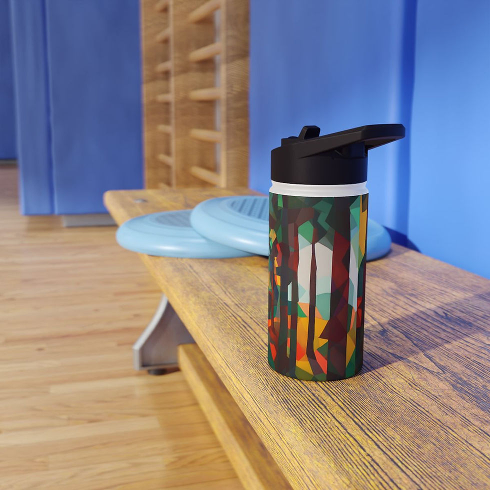 Thumbnail: Cow 2 Stainless Steel Water Bottle, Standard Lid