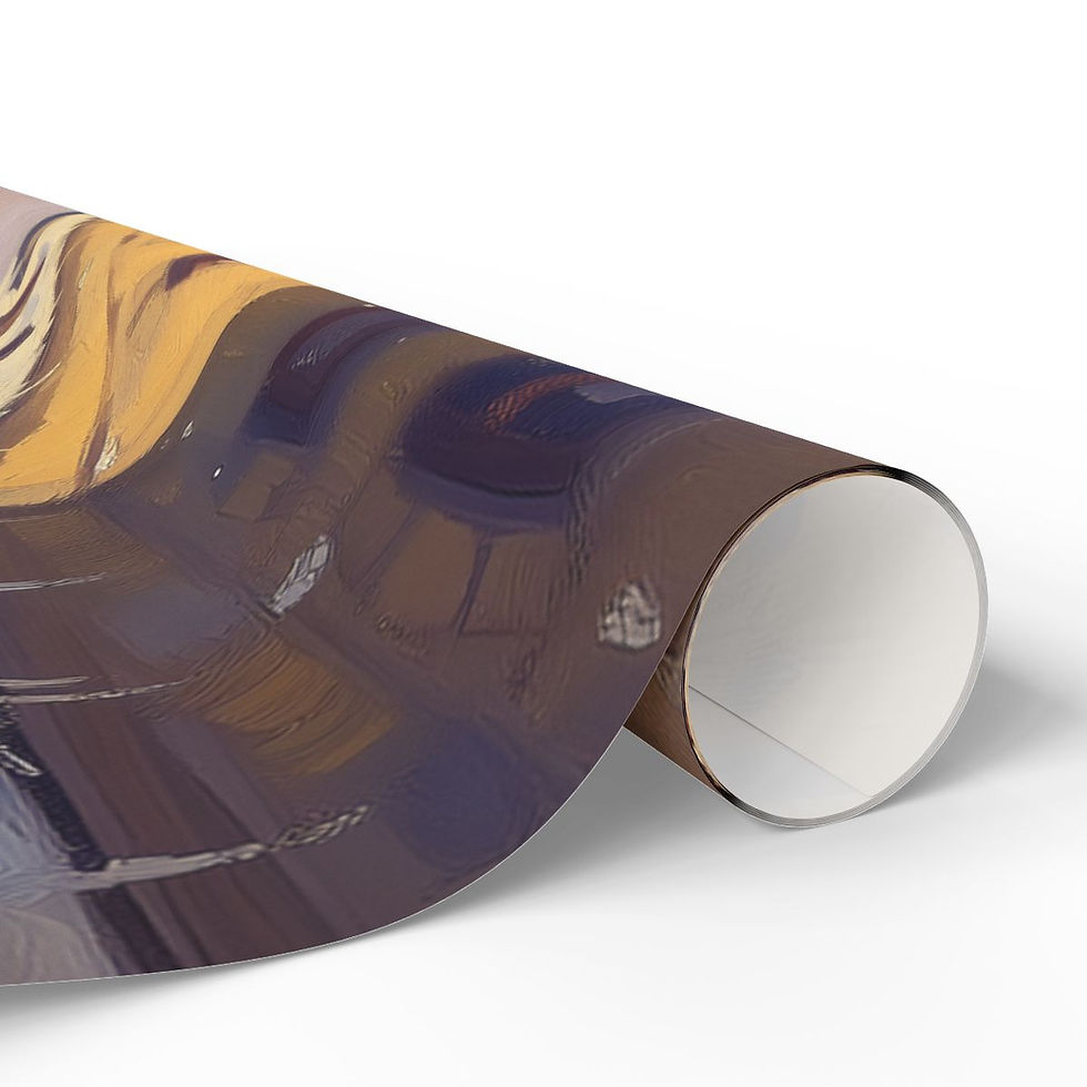 Thumbnail: Old timely market 3 Wrapping Papers