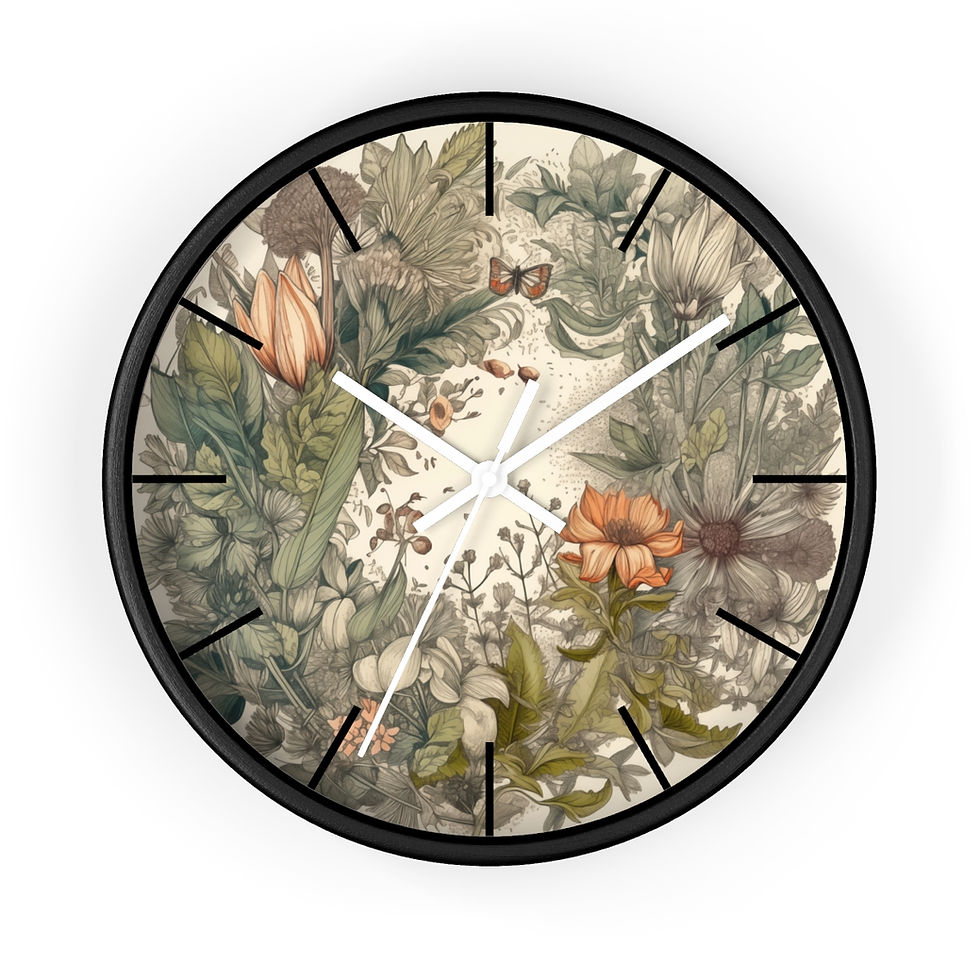 Thumbnail: Botanical Wall Clock