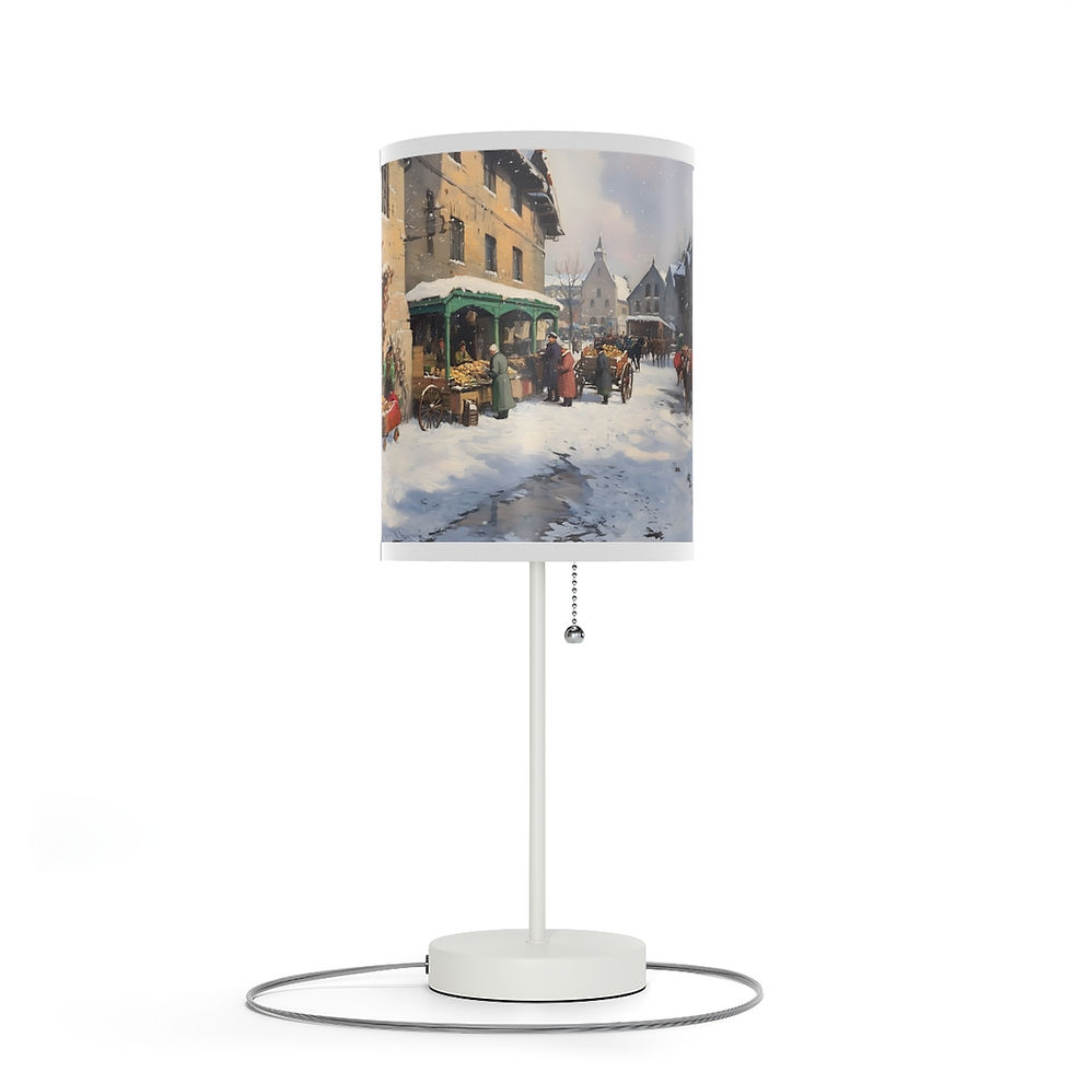Thumbnail: Old timely market 2 Lamp on a Stand, US|CA plug