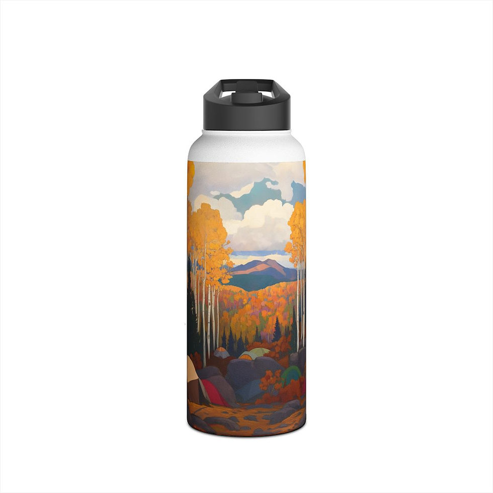 Thumbnail: Autumn 4 Stainless Steel Water Bottle, Standard Lid