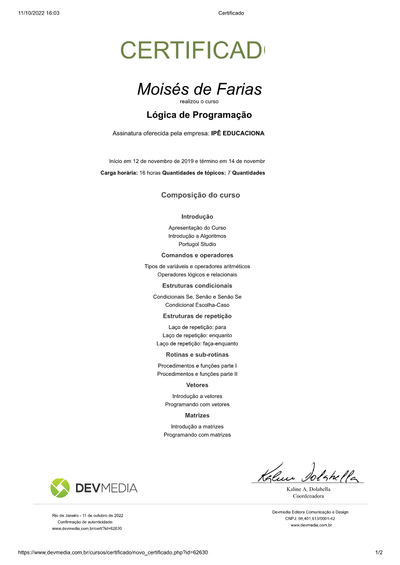 Certificado 7