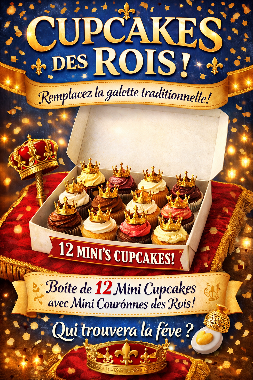 Les Cupcakes des Rois : et si on réinventait le tradition ?