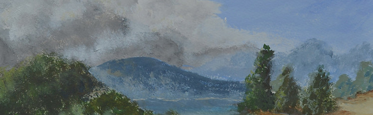 Meadow With a View of Big Bear Mountain.