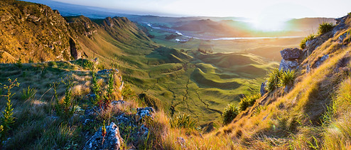 Sunset in Mountain