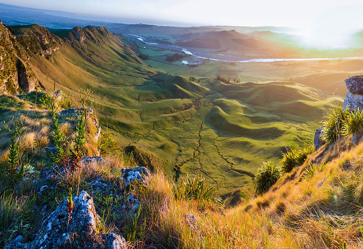 Sunset in Mountain
