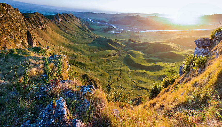 Sunset in Mountain