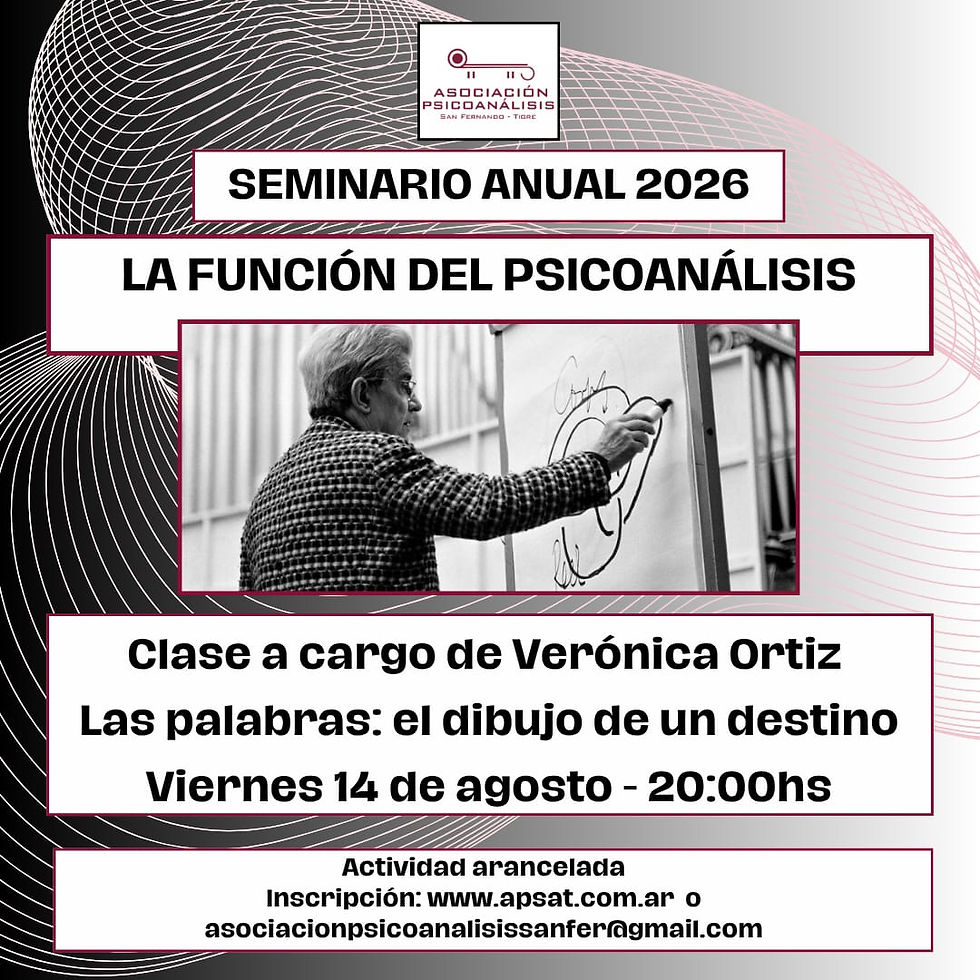 Clase 10: Las palabras: el dibujo de un destino