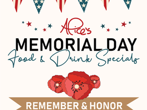 Memorial Day at Alice's