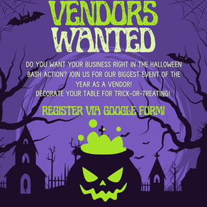 Vendors Wanted for Mount Arlington Halloween Bash