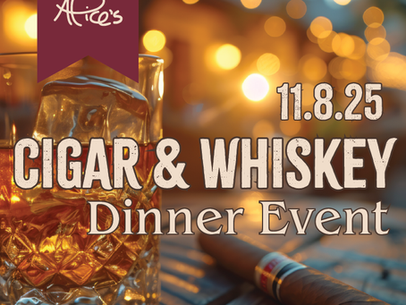 Cigar & Whiskey Dinner Event