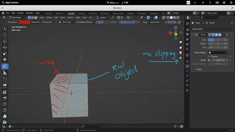 How to make tooth in Blender.