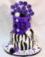 Purple and zebra print