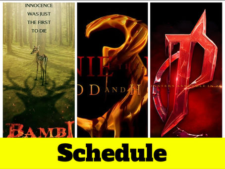 SCHEDULE: The Twisted Childhood Universe (As of 7/4/2025)