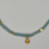 Thumbnail: Swirly Heart Glass Bead Necklace