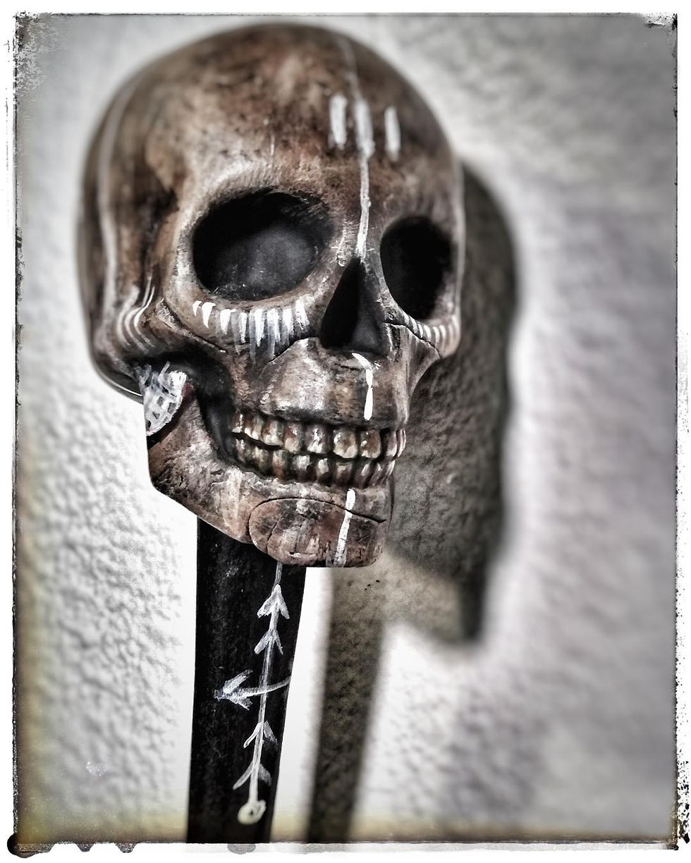 Thumbnail: Muertos Bone Fetiche Maraca