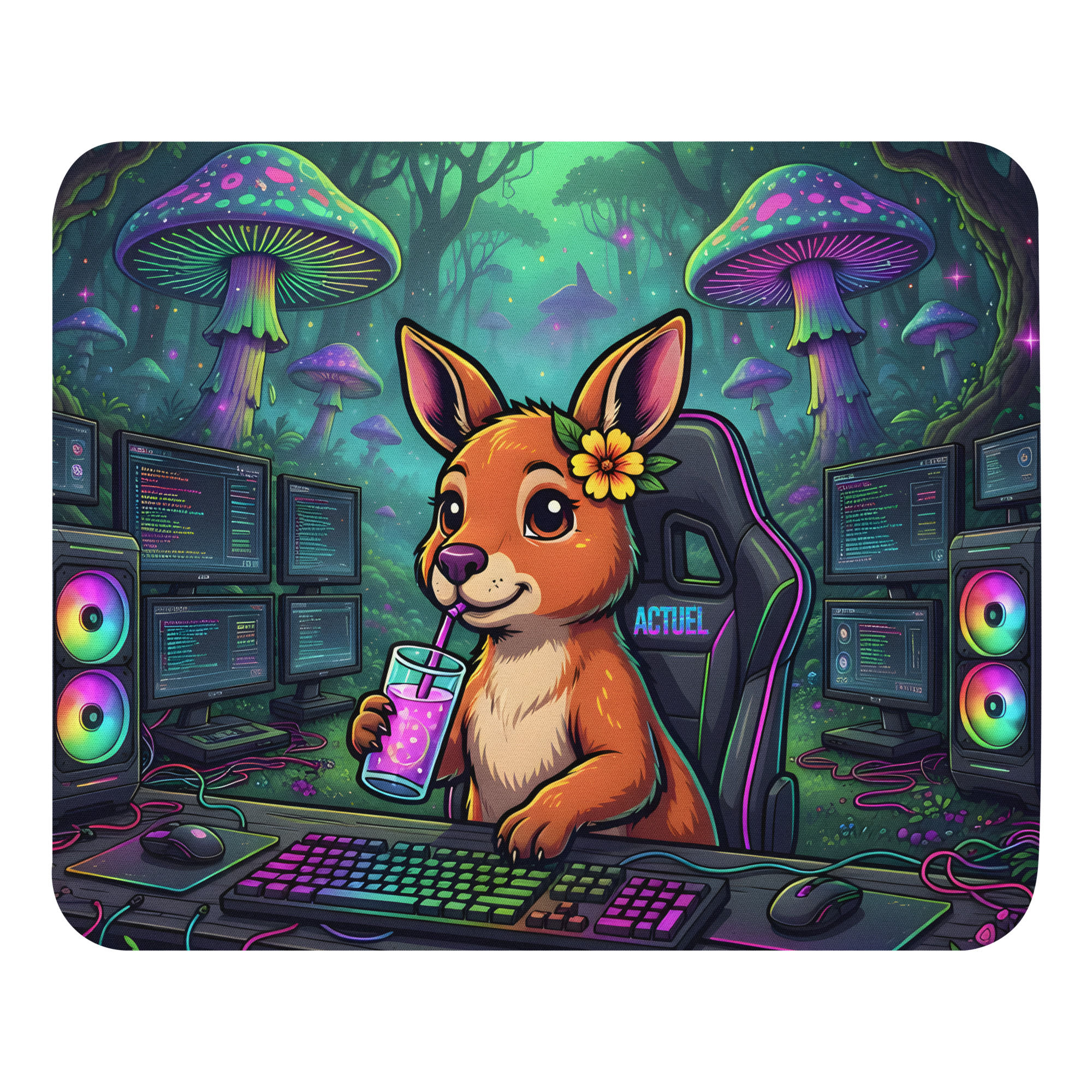 mushroom gaming kanga Mouse pad