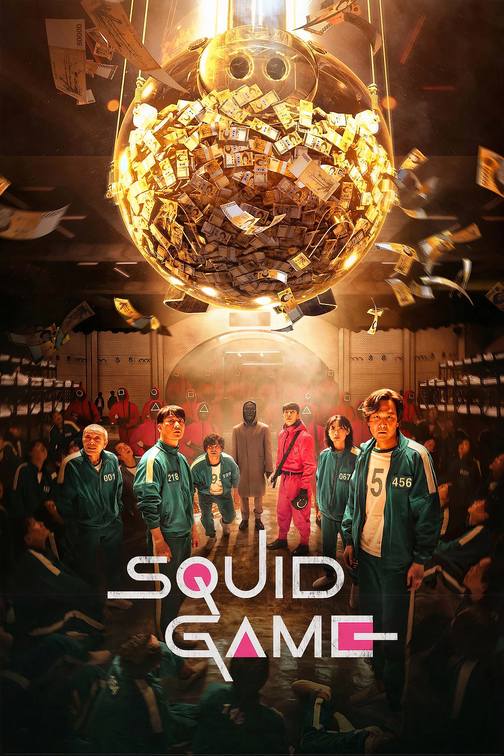 The official poster for Squid Game (Image via Netflix).
