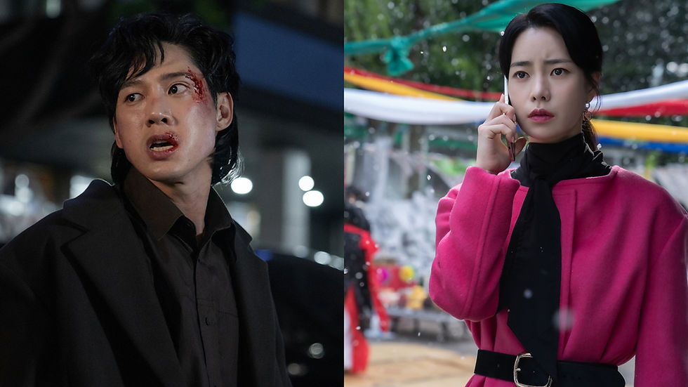 Park Sung-hoon and Lim Ji-yeon in a still from The Glory (Images via Netflix).
