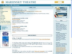 Página de la Semana - Teatro Mariinsky