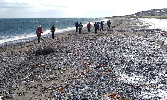 sortie sophro nature, plage de Mirande à SPM