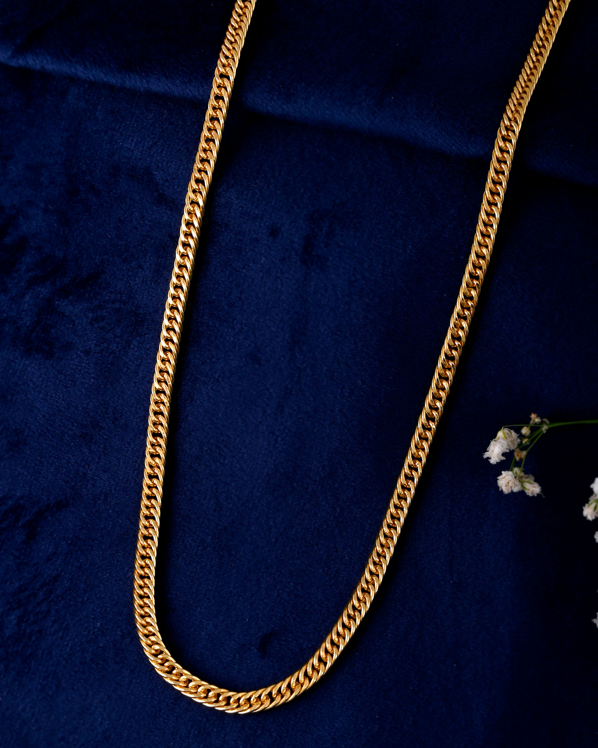 Gold Plated Designer Men Chain