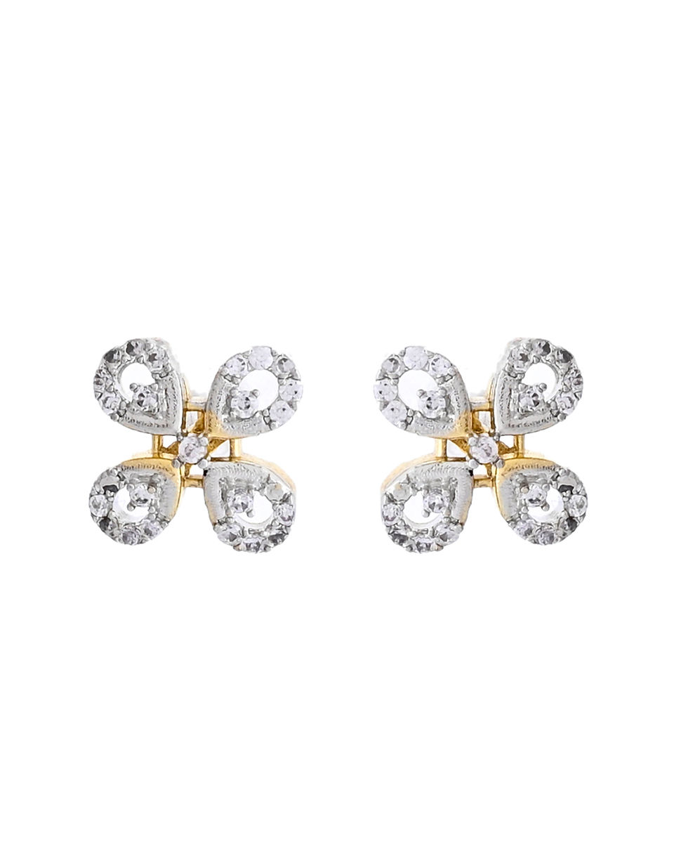 Thumbnail: Gold Plated Stylish AD Mangalsutra Set