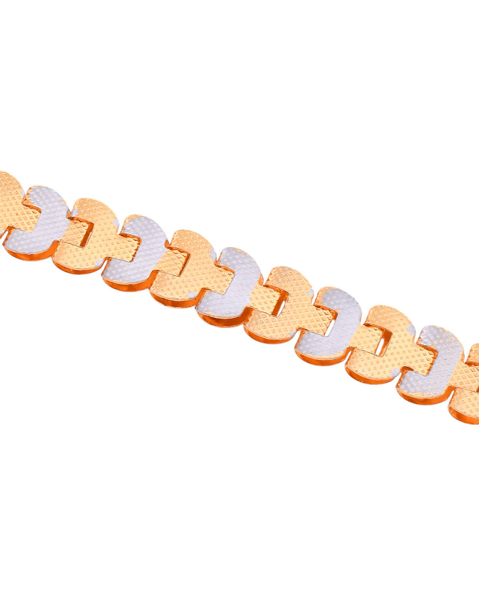 Thumbnail: Dual Tone Stylish Men's Bracelet