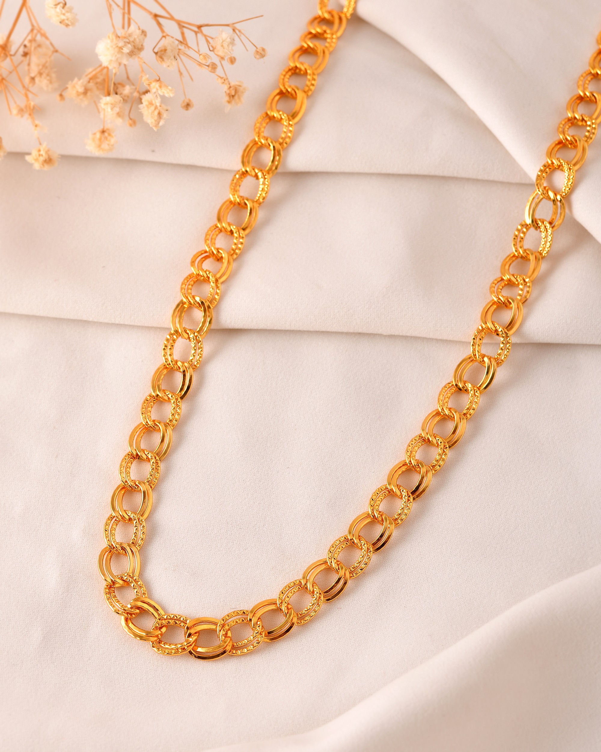 Men Designer Thick Stainless Steel Linked Chain