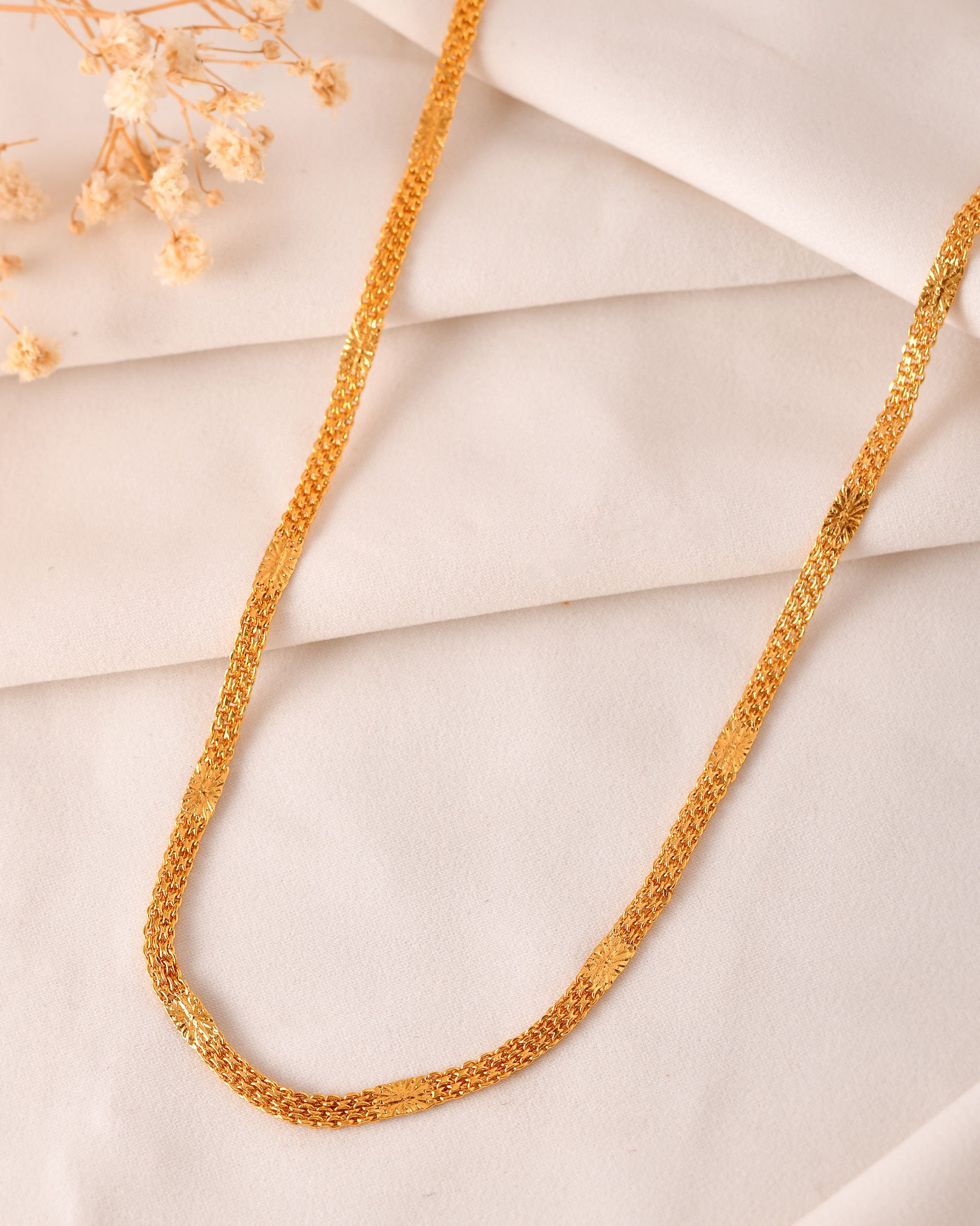 Gold Plated Classic Stainless Steel Chain