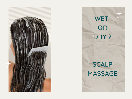 TO massage or NOT to massage scalp?
