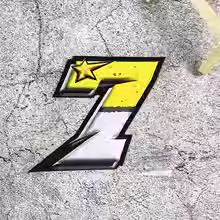 Thumbnail: Sternzahl Motorrad Sticker