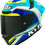 Miniaturbild: KYT TT-REVO Grand Prix weiss-blau-gelb