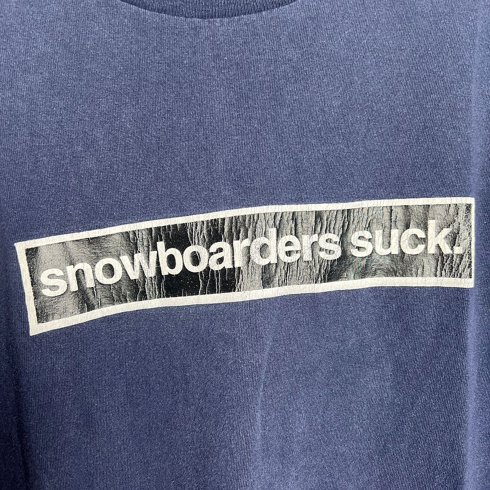 Miniaturbild: Vintage Bandwagon Snowboarders suck Clothing Longsleeve T Shirt M FL Robinson Ca