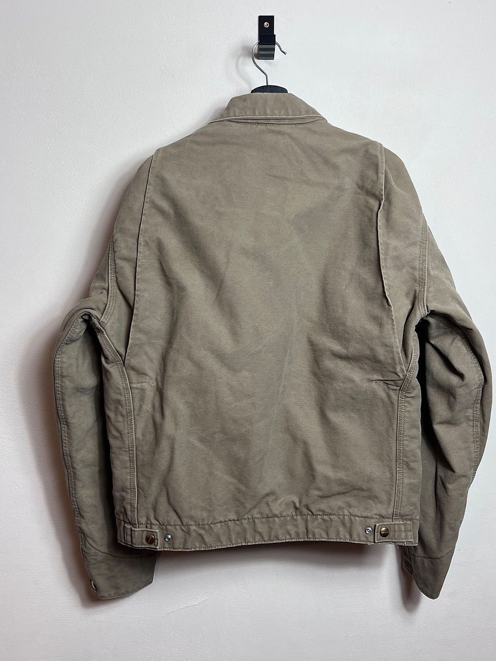 Miniaturbild: Carhartt Detroit Jacket M tan beige Blanket lined Mexico made Denim Workwear