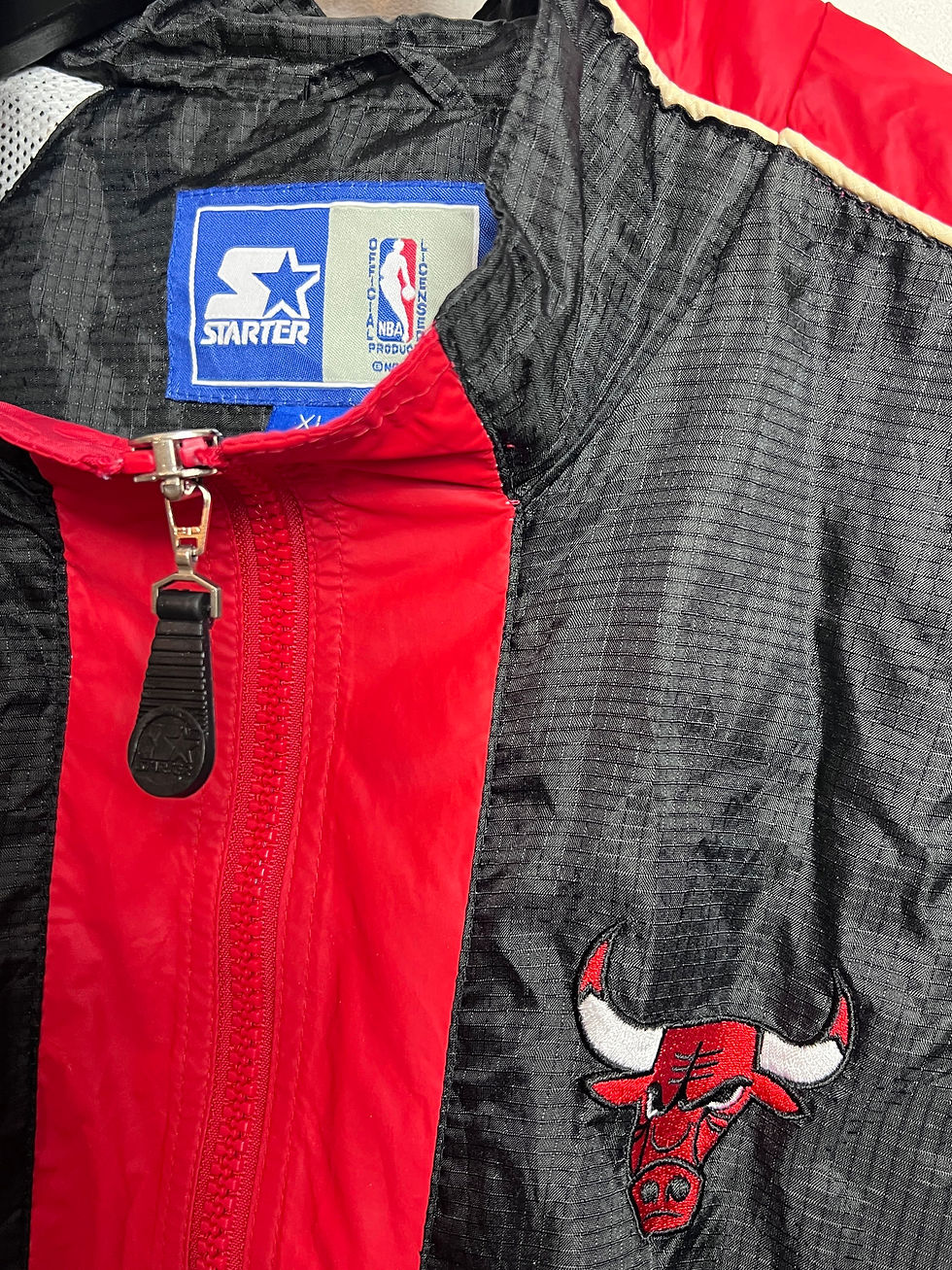 Miniaturbild: Chicago Bulls NBA Starter Jacket XL Bball Heavy Windbreaker