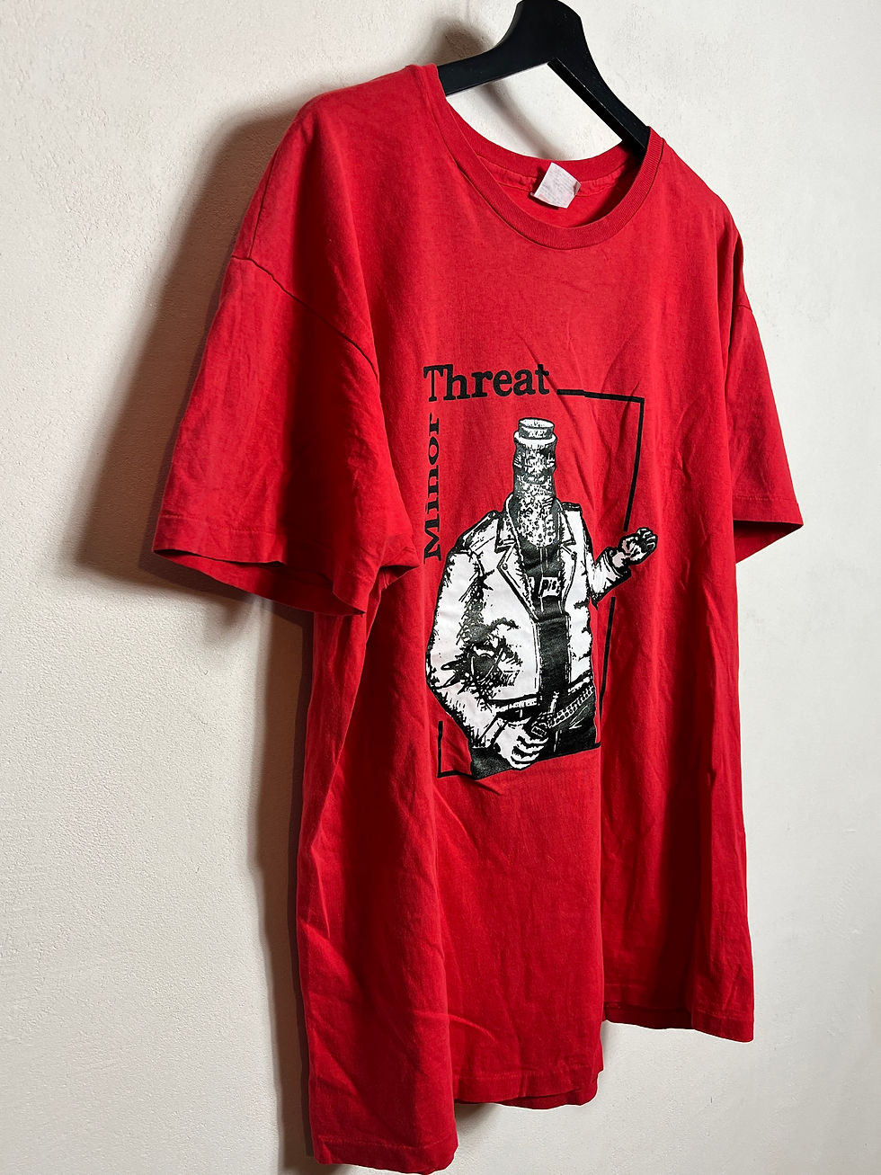 Miniaturbild: Minor Threat T Shirt XL red Hanes Single Stitch Screen Print Fugazi