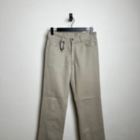 90s Vintage Levis Sta Prest Pants 33x34 beige distressed Italy made
