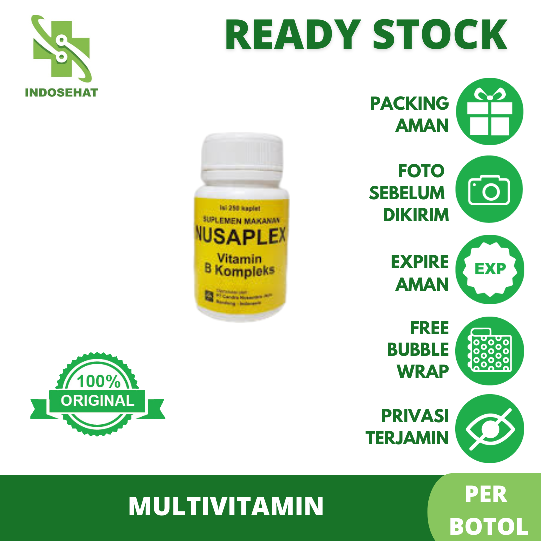 B Comp Nusaplex per botol 250 butir