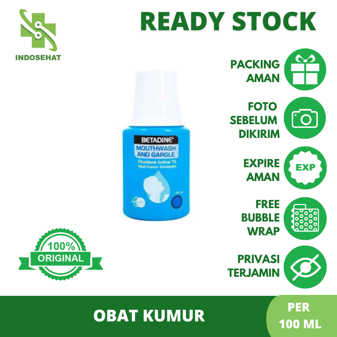 Betadine gargle kecil 100 ml
