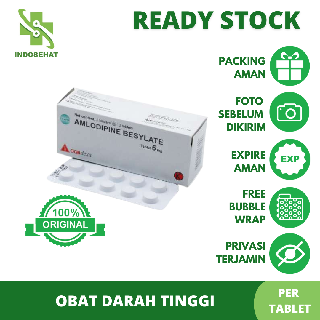 AMLODIPINE DEXA MEDICA 5MG BOX 10STR@ 10TAB