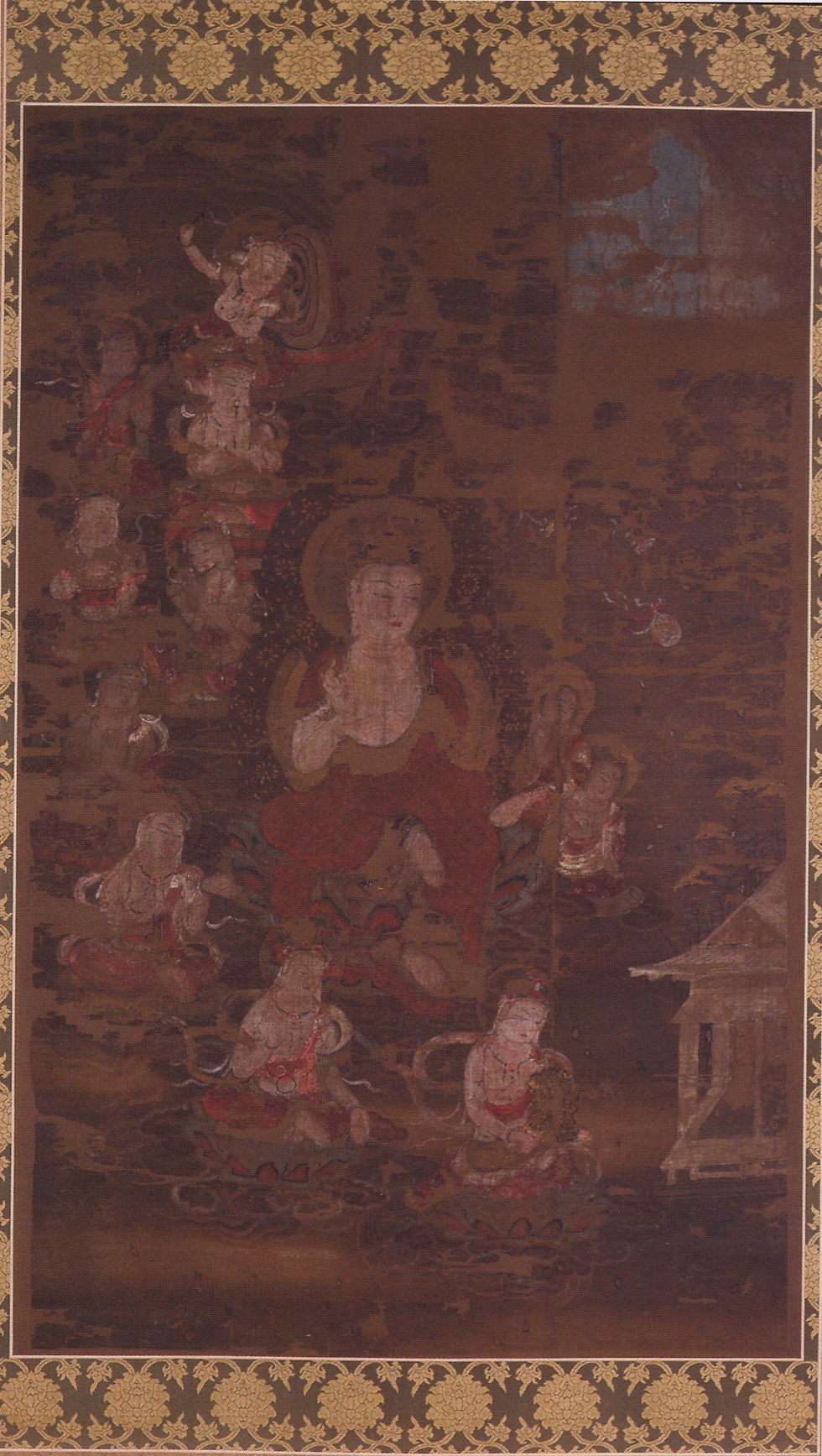 絹本着色阿弥陀如来聖衆来迎図(重要文化財)
