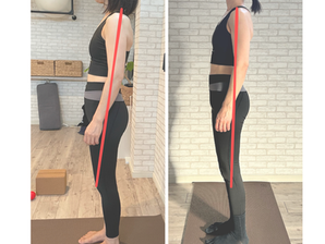 美姿勢ヨガプログラム受講生様の変化