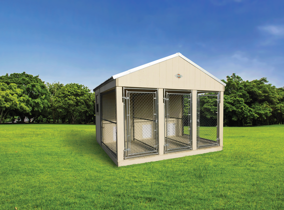 10x10 Dog Kennel Front