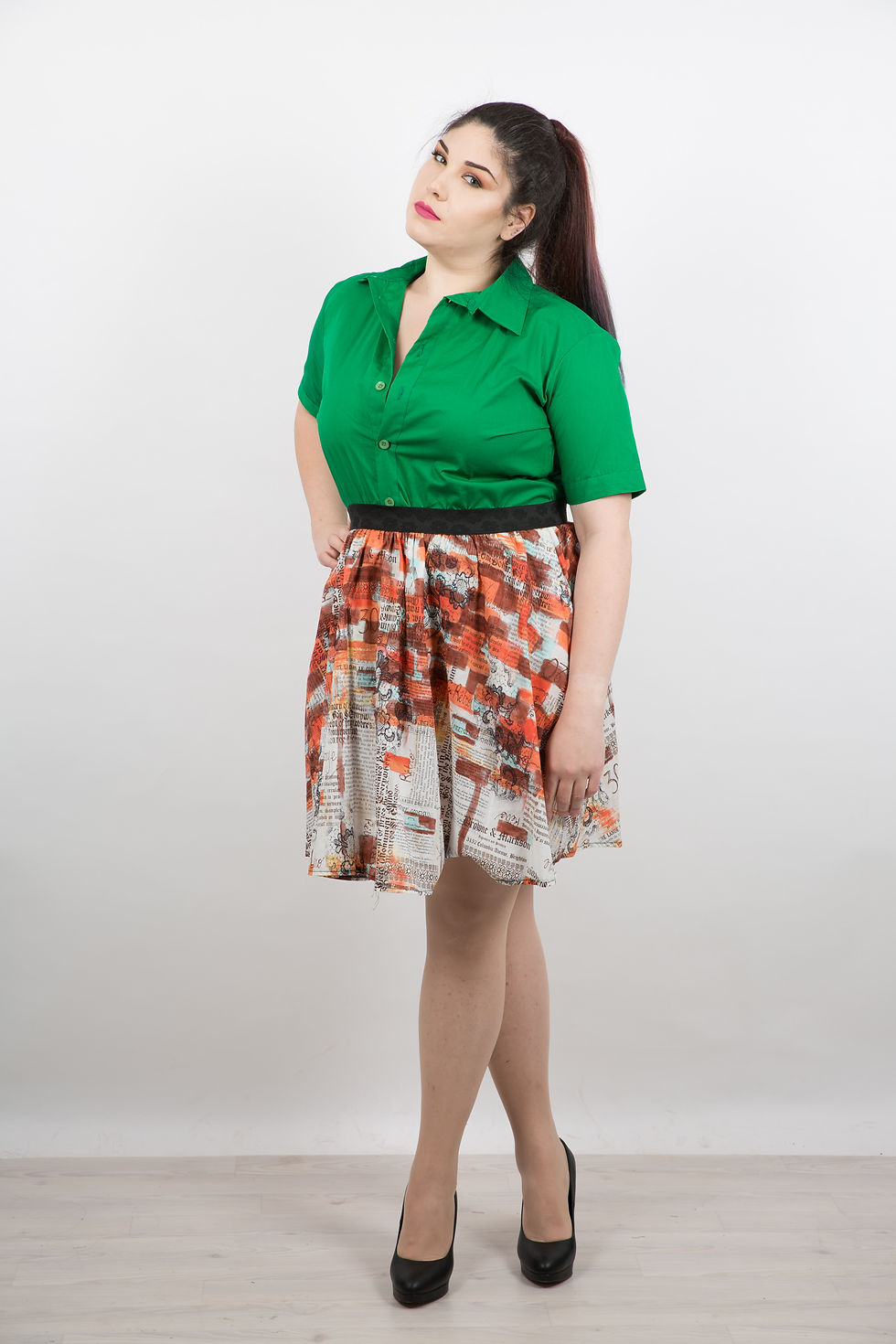 Thumbnail: newspaper Skirt