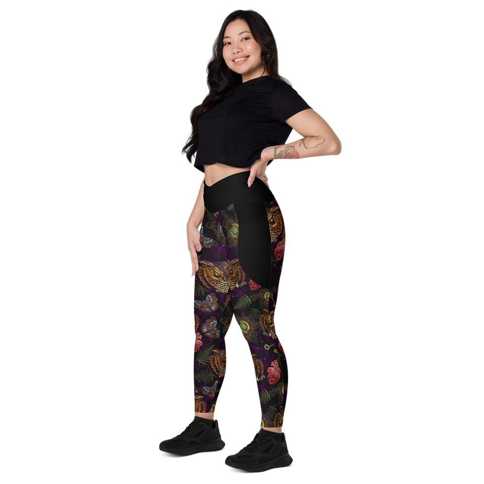 Thumbnail: OWL of everthing  leggings with pockets
