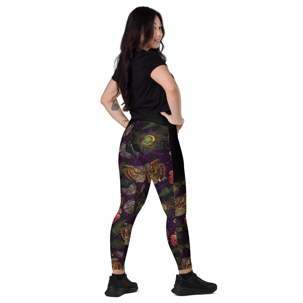 OWL of everthing  leggings with pockets